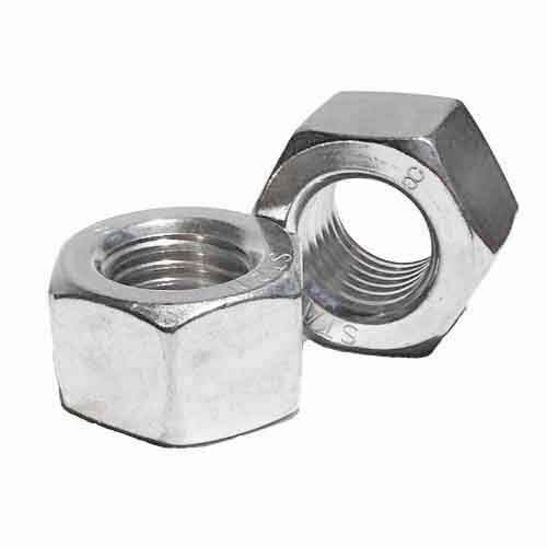 8HHN1 1"-8 A194 Grade 8 Heavy Hex Nut, Coarse, 304 Stainless